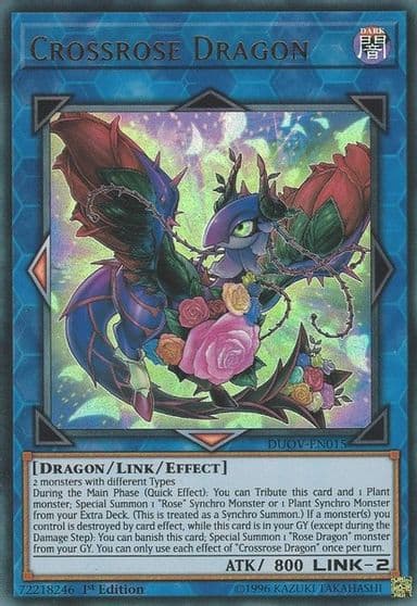 Crossrose Dragon Duel Overload Yu-Gi-Oh! card