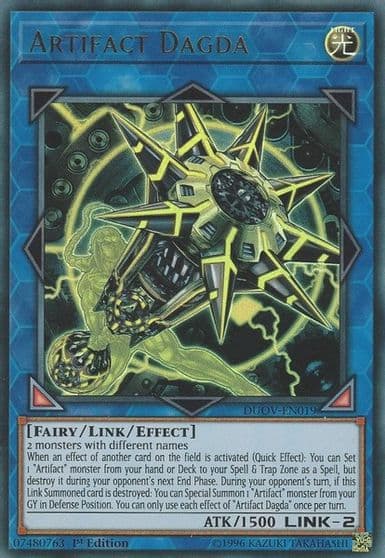 Artifact Dagda Duel Overload Yu-Gi-Oh! card
