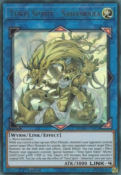 Tenyi Spirit Sahasrara Duel Overload Yu-Gi-Oh! card