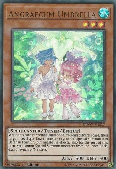 Angraecum Umbrella Duel Overload Yu-Gi-Oh! card
