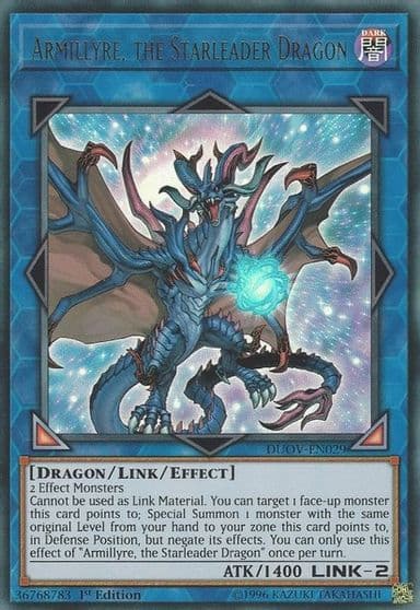 Armillyre the Starleader Dragon Duel Overload Yu-Gi-Oh! card