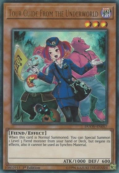 Tour Guide From the Underworld Duel Overload Yu-Gi-Oh! card