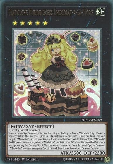 Madolche Puddingcess Chocolat a la Mode Duel Overload Yu-Gi-Oh! card