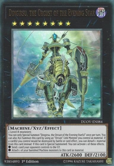 Dingirsu the Orcust of the Evening Star Duel Overload Yu-Gi-Oh! card