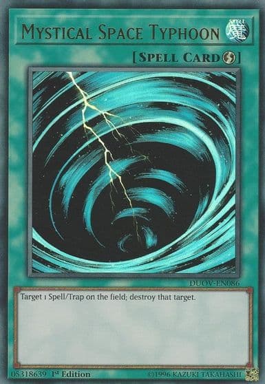 Mystical Space Typhoon Duel Overload Yu-Gi-Oh! card