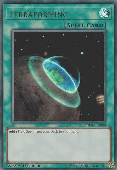 Terraforming Duel Overload Yu-Gi-Oh! card