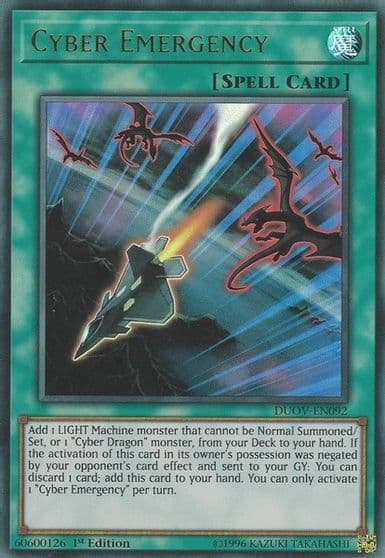 Cyber Emergency Duel Overload Yu-Gi-Oh! card