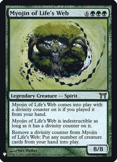 Myojin of Lifes Web The List Reprints Magic card
