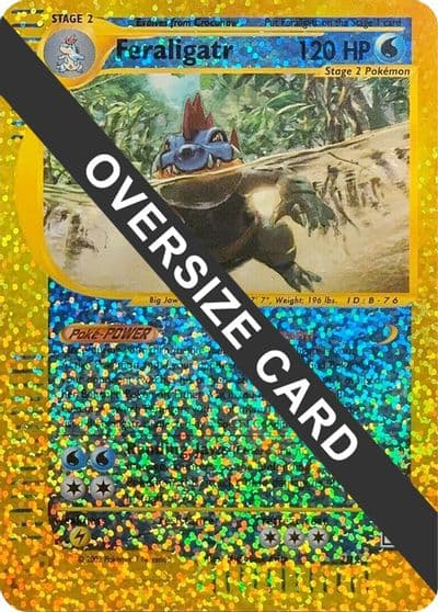 Feraligatr (Box Topper) Jumbo Cards Pokemon card