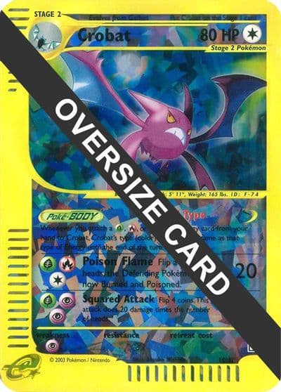 Crobat (Box Topper) Jumbo Cards Pokemon card