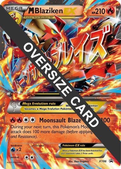 M Blaziken EX - XY86 Jumbo Cards Pokemon card
