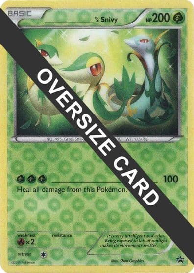 ______'s Snivy Jumbo Cards Pokemon card