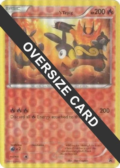 ______'s Tepig Jumbo Cards Pokemon card