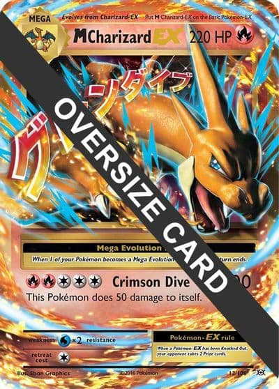 M Charizard EX (Form Y) Jumbo Cards Pokemon card