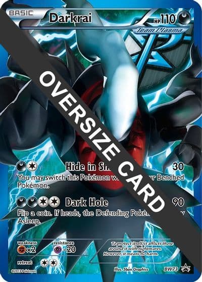 Darkrai - BW73 (BW Black Star Promos) Jumbo Cards Pokemon card