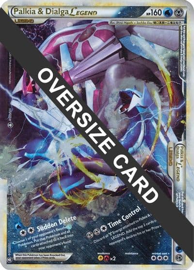 Palkia & Dialga Legends + 102/102 (Single Oversized Promo) Jumbo Cards Pokemon card