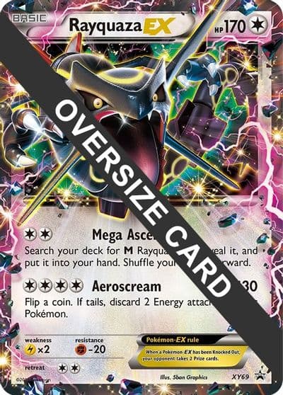 Rayquaza EX - XY69 Jumbo Cards Pokemon card