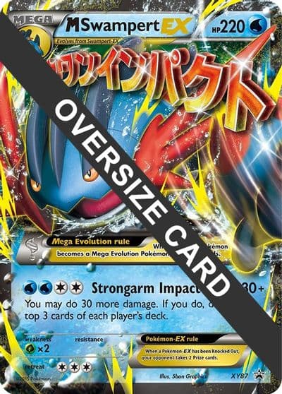 M Swampert EX - XY87 Jumbo Cards Pokemon card