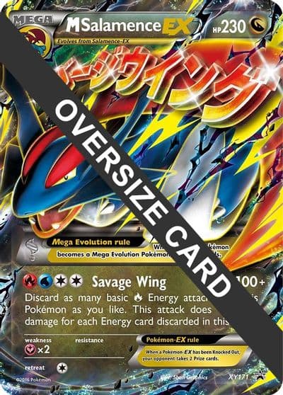 M Salamence EX - XY171 Jumbo Cards Pokemon card