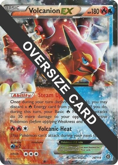 Volcanion Jumbo Cards Pokemon card