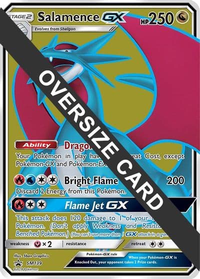 Salamence GX - SM139 (SM Black Star Promo) Jumbo Cards Pokemon card