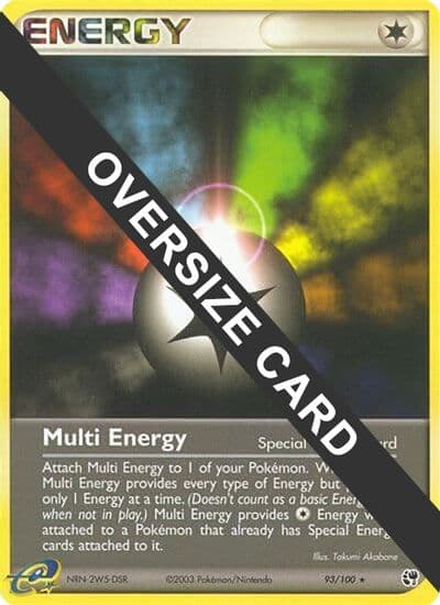 Multi Energy Jumbo Cards Pokemon card