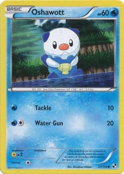 Oshawott (Cosmos Holo) Alternate Art Promos Pokemon card