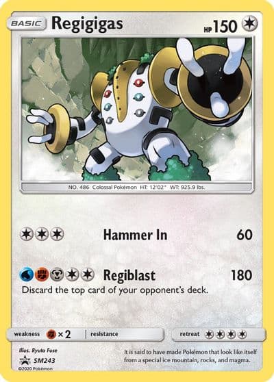 Regigigas - SM243 SM Promos Pokemon card