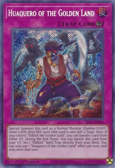 Huaquero of the Golden Land Secret Slayers Yu-Gi-Oh! card