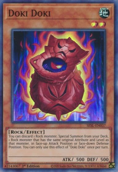 Doki Doki Secret Slayers Yu-Gi-Oh! card