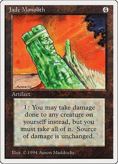 Jade Monolith Summer Magic Magic card