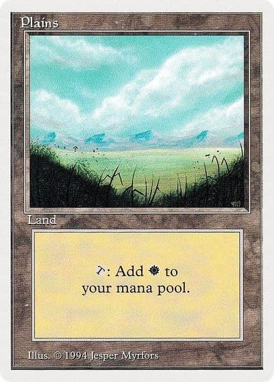 Plains A Summer Magic Magic card