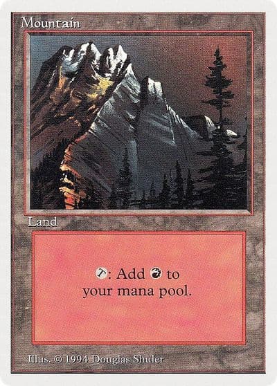 Mountain A Summer Magic Magic card