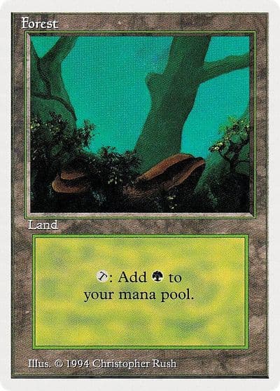 Forest A Summer Magic Magic card