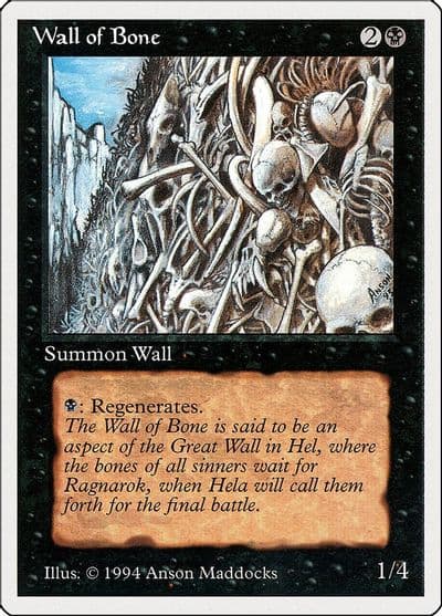 Wall of Bone Summer Magic Magic card