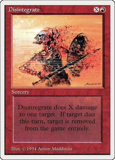 Disintegrate Summer Magic Magic card
