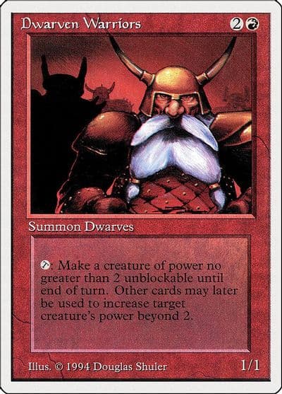 Dwarven Warriors Summer Magic Magic card