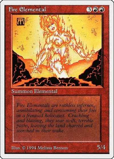 Fire Elemental Summer Magic Magic card