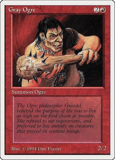 Gray Ogre Summer Magic Magic card
