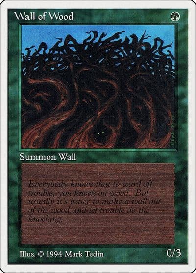 Wall of Wood Summer Magic Magic card