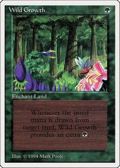 Wild Growth Summer Magic Magic card