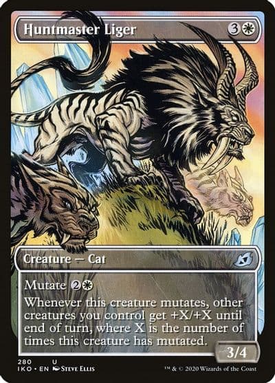 Huntmaster Liger Showcase Ikoria: Lair of Behemoths Magic card