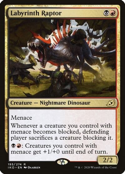 Labyrinth Raptor Ikoria: Lair of Behemoths Magic card