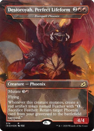 Destoroyah Perfect Lifeform Everquill Phoenix Ikoria: Lair of Behemoths Magic card