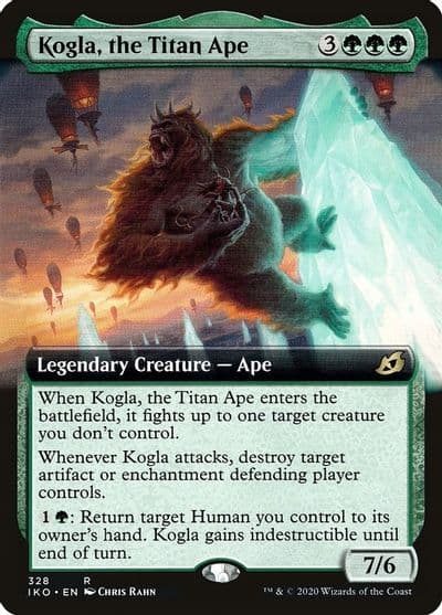 Kogla the Titan Ape Extended Art Ikoria: Lair of Behemoths Magic card