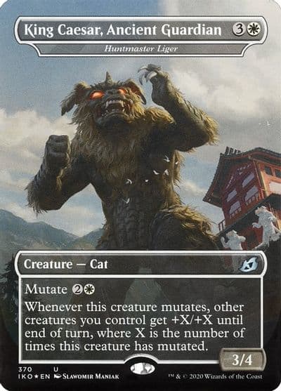 King Caesar Ancient Guardian Huntmaster Liger Ikoria: Lair of Behemoths Magic card
