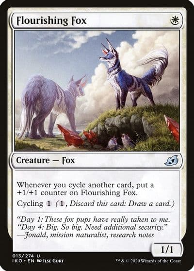 Flourishing Fox Ikoria: Lair of Behemoths Magic card