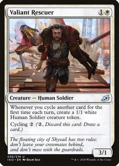 Valiant Rescuer Ikoria: Lair of Behemoths Magic card