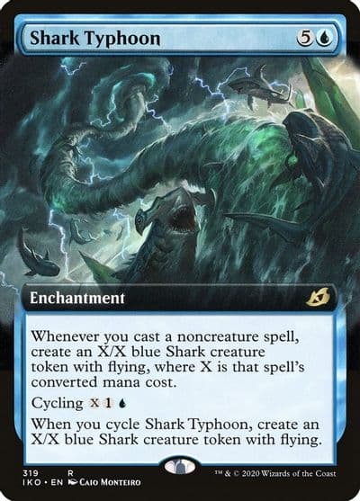Shark Typhoon Extended Art Ikoria: Lair of Behemoths Magic card