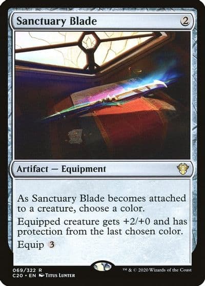 Sanctuary Blade Commander 2020 Magic card